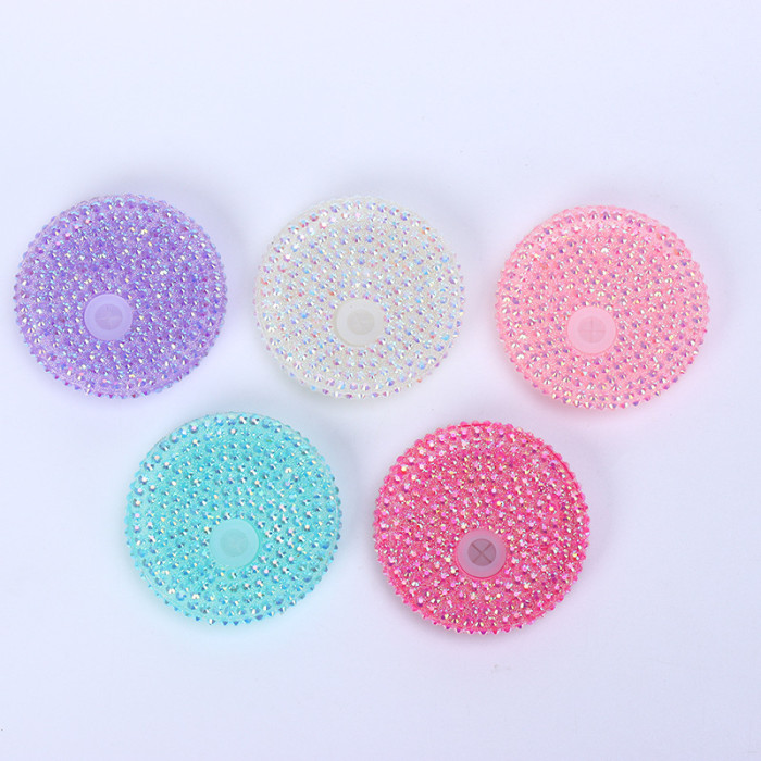 China Warehouse Replacement Rhinestone Plastic Lids for 16oz glass Cup