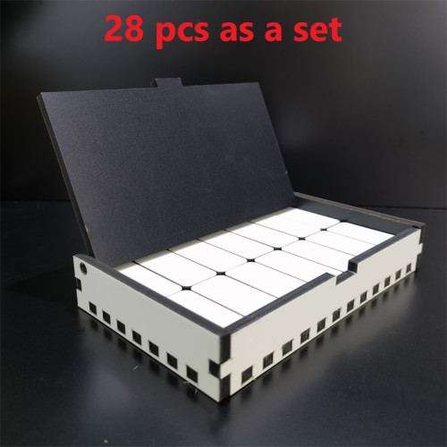 China Warehouse MDF Sublimation Dominos with Box