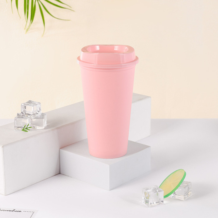 China Warehosue 200pcs 16oz Colored plastic coffee Cup,BPA FREE(Not for sublimation)