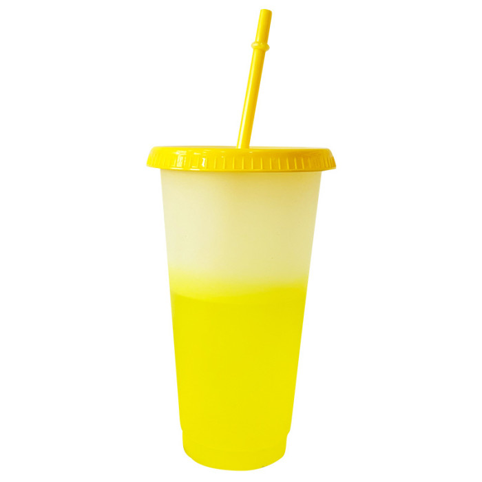 China warehosue 120pcs 24oz Cold Liquid Color change plastic Cup,BPA FREE(Not for sublimation)