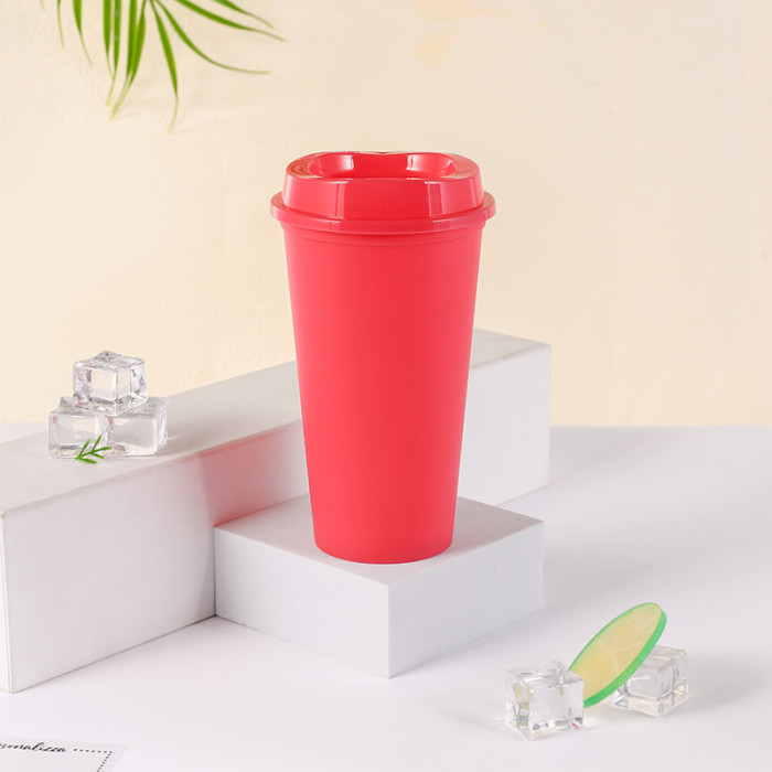 China Warehosue 200pcs 16oz Colored plastic coffee Cup,BPA FREE(Not for sublimation)