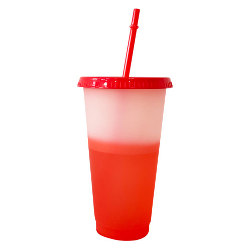 China warehosue 120pcs 24oz Cold Liquid Color change plastic Cup,BPA FREE(Not for sublimation)