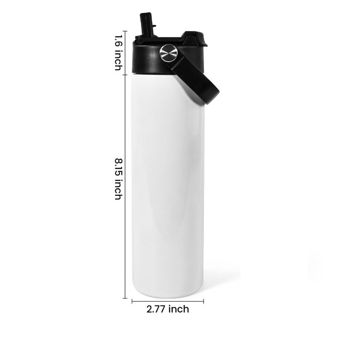 RTS US Warehouse 20oz sublimation water bottle with handle lid