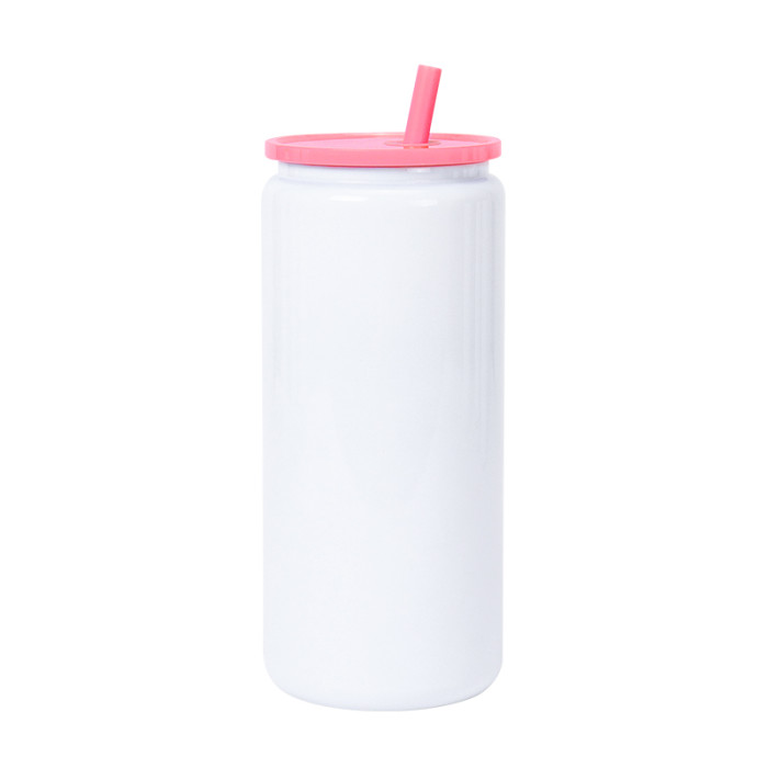 US Warehouse 16oz White Stainless Steel Sublimation Blanks Cup