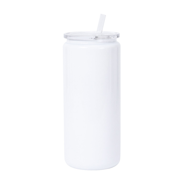 US Warehouse 16oz White Stainless Steel Sublimation Blanks Cup