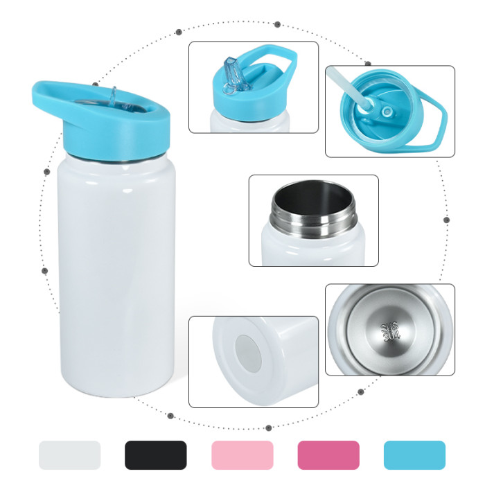 RTS US Warehouse 15oz sublimation blanks kids water bottle