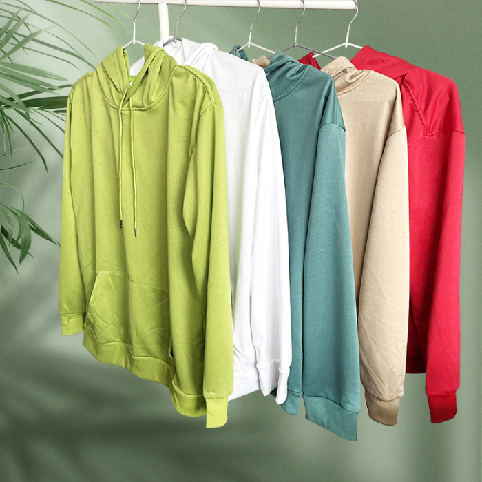 US Warehosue US size Polyster Sublimation Blanks Thin Hoodies