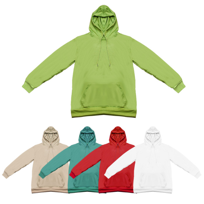 US Warehosue US size Polyster Sublimation Blanks Thin Hoodies