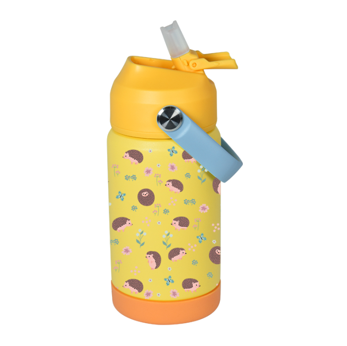China Warehouse Accept Custom Image 12oz powder coated pop kids water bottle