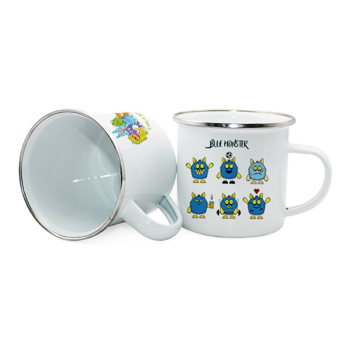 US warehouse 12oz sublimation enamel Cup