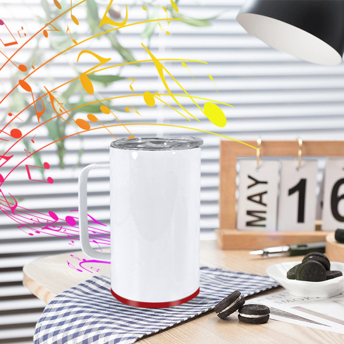US Warehouse 14oz Sublimation Coffee Mug with Storage Bottom