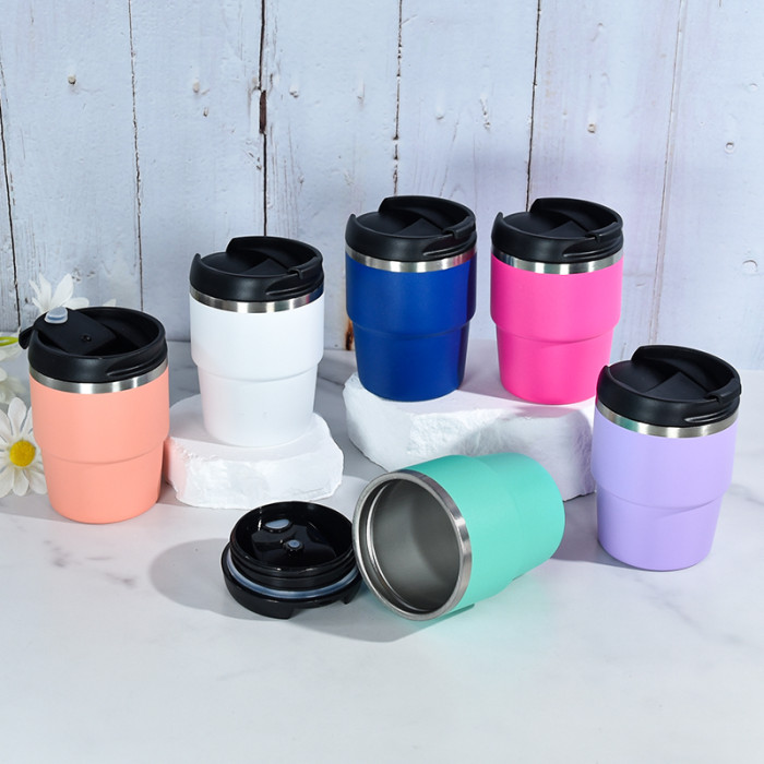 China Warehouse 6oz Powder Coated Coffe Mugs