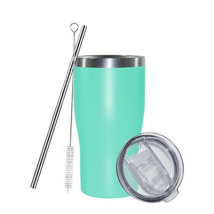 China Warehouse 25PCS 20oz Powder Coated Curve Tumbler
