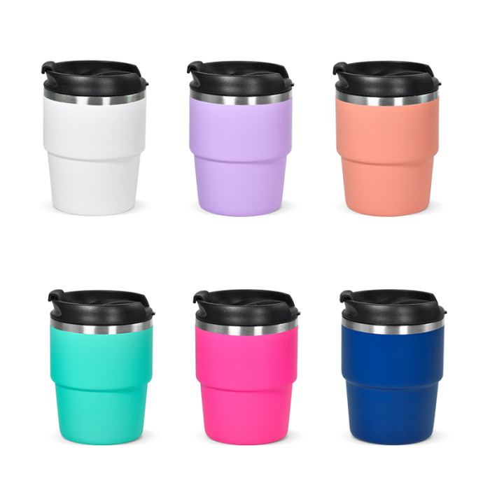 China Warehouse 6oz Powder Coated Coffe Mugs