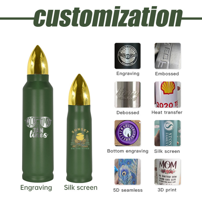 China Warehouse 25/50PCS 17oz Powder Coated Shot Tumbler