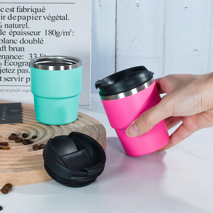 China Warehouse 6oz Powder Coated Coffe Mugs