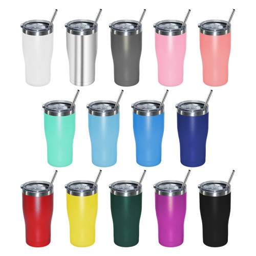 China Warehouse 25/50PCS 30oz Powder Coated Curve Tumbler