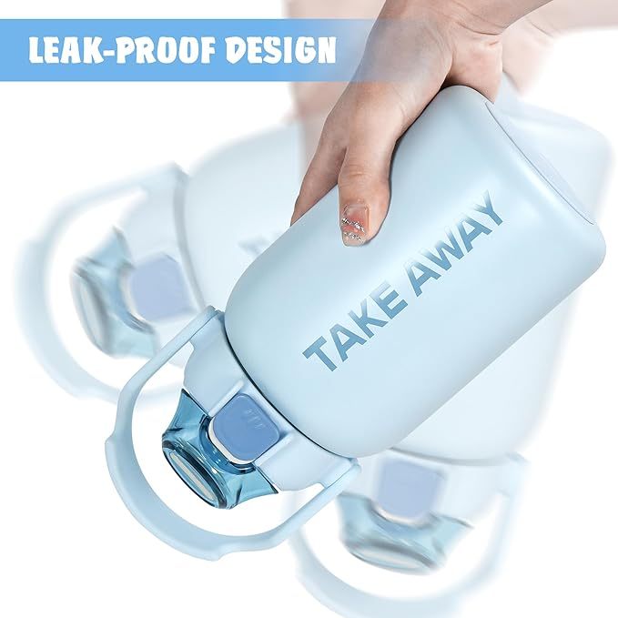 US Warehouse 28oz Powder Coated Insulated Sports Water Bottle with Straw