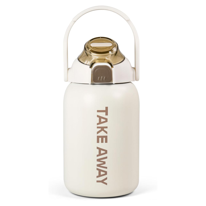 US Warehouse 28oz Powder Coated Insulated Sports Water Bottle with Straw