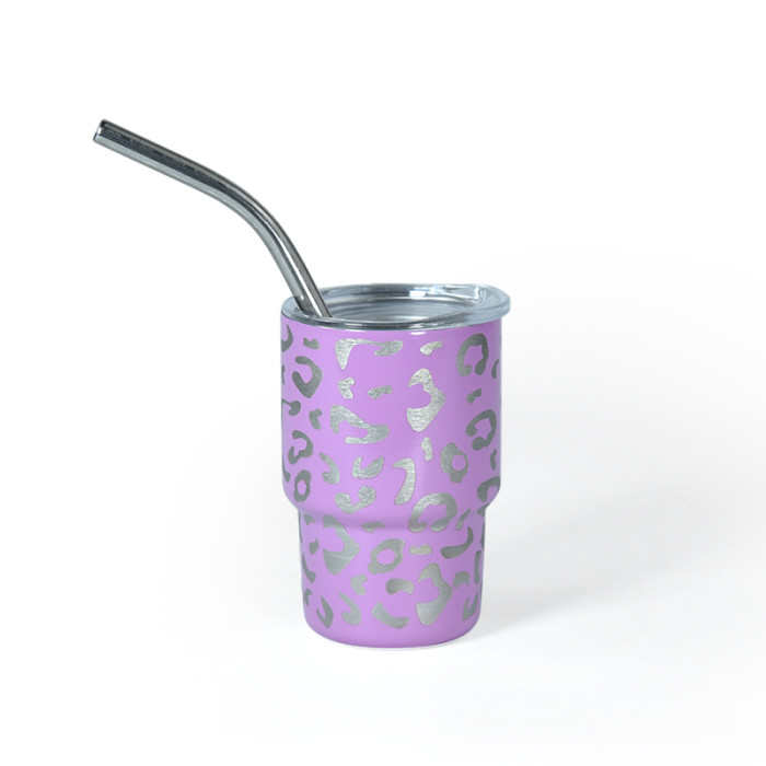 US Warehouse Leopard 3oz mini Cup,mixed colors