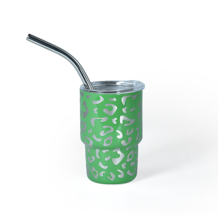 US Warehouse Leopard 3oz mini Cup,mixed colors
