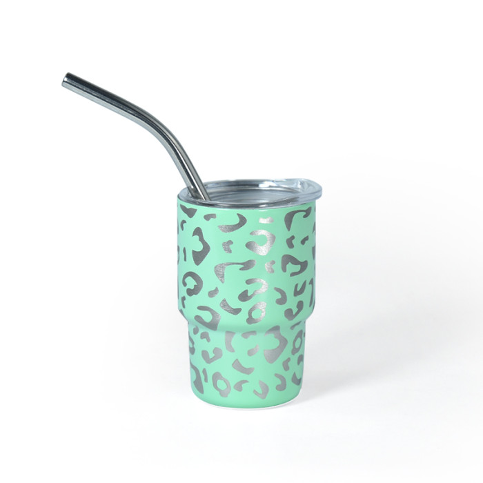 US Warehouse Leopard 3oz mini Cup,mixed colors