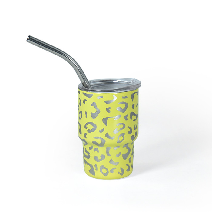 US Warehouse Leopard 3oz mini Cup,mixed colors