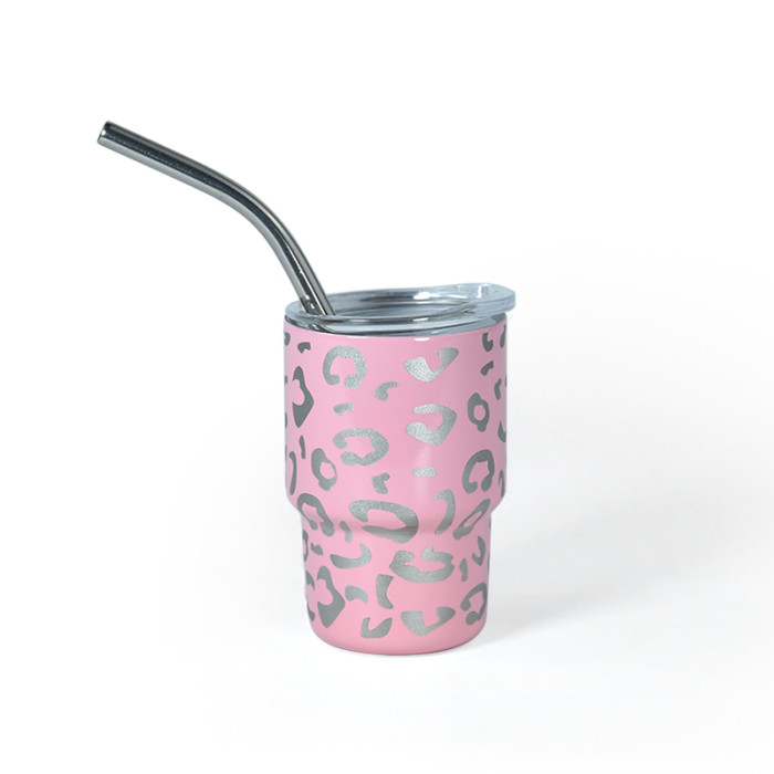 US Warehouse Leopard 3oz mini Cup,mixed colors