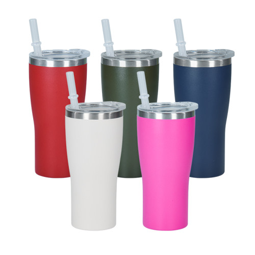 China Warehouse 100PCS 5oz Powder Coated Curve Mugs (Not Vacuum)