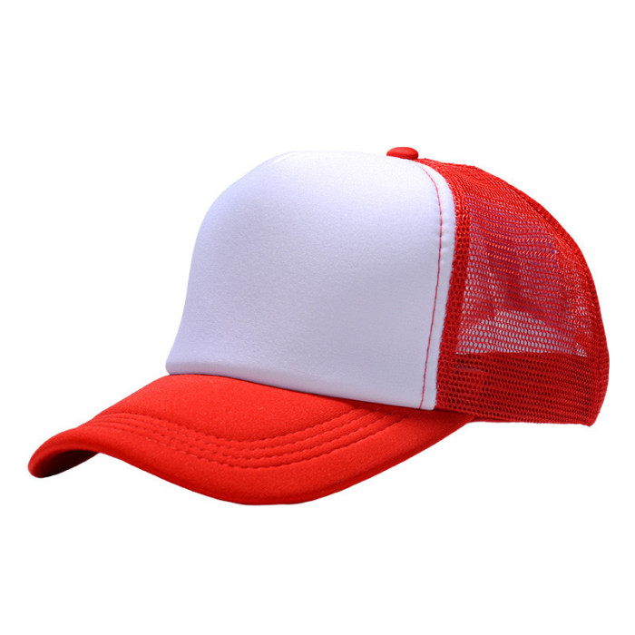 China Warehouse 50PCS Sublimation White blank Baseball Cap hats