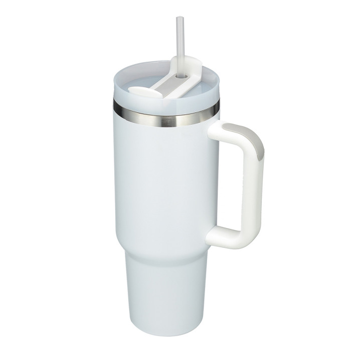 US Warehouse H2 white 40OZ powder coated tumblers(Not for sublimation)