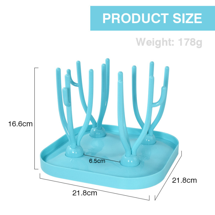 US Warehouse 3oz Powder Coated Mini Cup With Blue Drying Rack