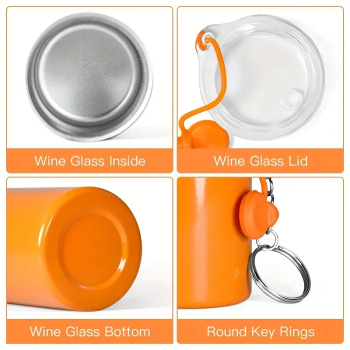 US Warehouse 3oz sublimation straight shot glasses with keychains+metal straw+rubber plug