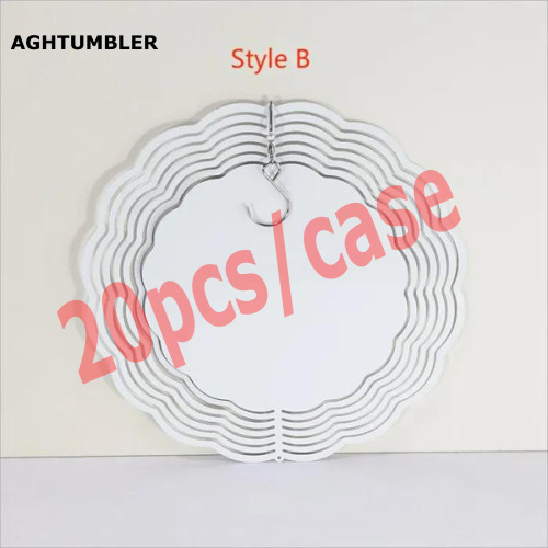RTS US Warehouse 10 in Aluminium sublimation wind spinner