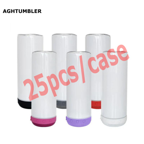 RTS US Warehouse 20oz Sublimation Straight Speaker tumbler