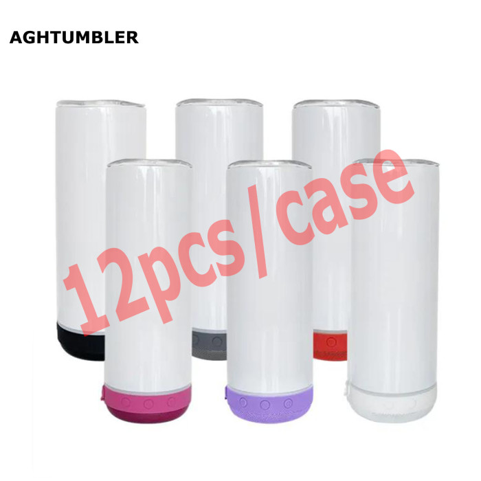 RTS US Warehouse 20oz sublimation straight Speaker tumbler
