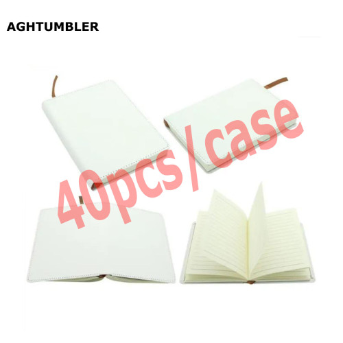 US Warehouse PU Leather Sublimation A5 Journal/Notebooks