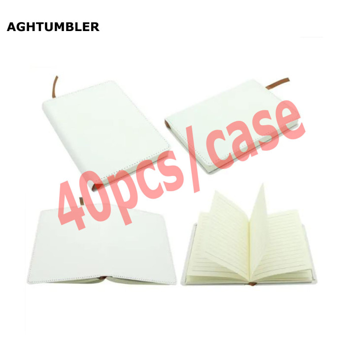 US Warehouse PU Leather Sublimation A5 Journal/Notebooks