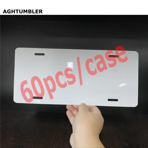 RTS US Warehouse 11.8*5.9*0.02 inches sublimation aluminum licence plate