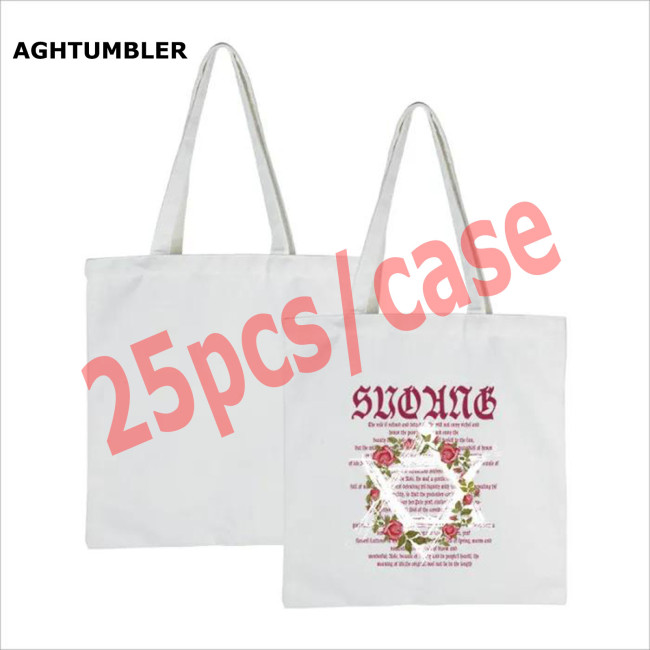 US Warehouse 15*16 inches Sublimation Canvas Bag