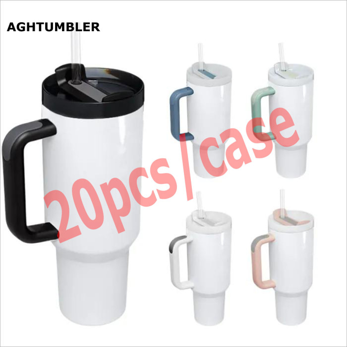US Warehouse H2 40OZ sublimation tumbler with handle