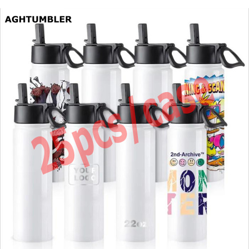 RTS US Warehouse 22oz sublimation sports water bottle