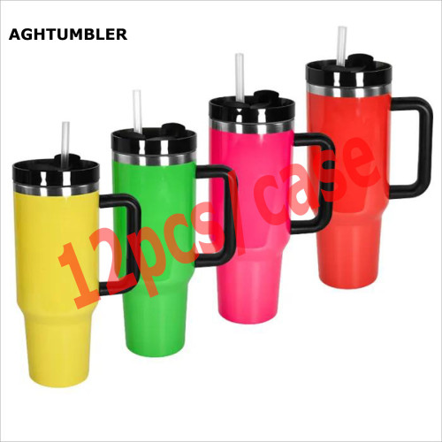 RTS US Warehouse Sublimation 40OZ NEON Tumblers