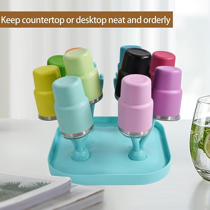 US Warehouse 3oz Powder Coated Mini Cup With Blue Drying Rack