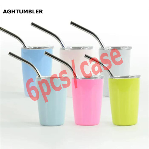 US Warehouse 3oz sublimation mini wine cup,mixed 6 colors