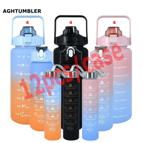 RTS US Warehouse plastic sports water bottle (Not for sublimation)