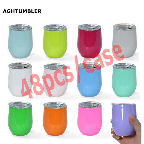 RTS US Warehouse 3oz sublimation mini wine cup,mixed 12 colors