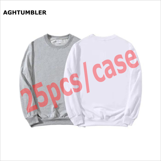 US Warehosue US size Polyster Sublimation Blanks sweatshirts