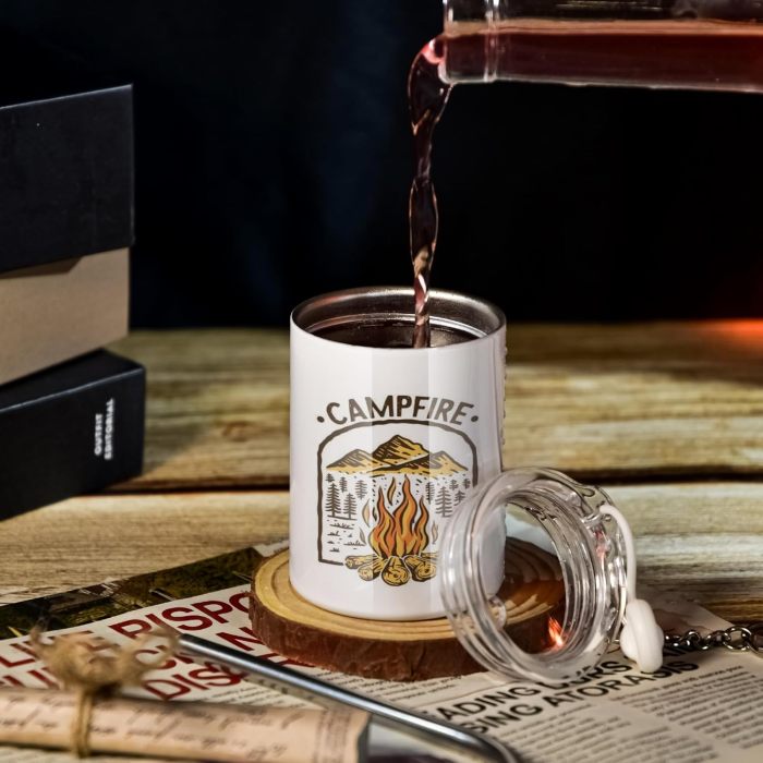 US Warehouse 3oz white sublimation straight mini Cup with keychains