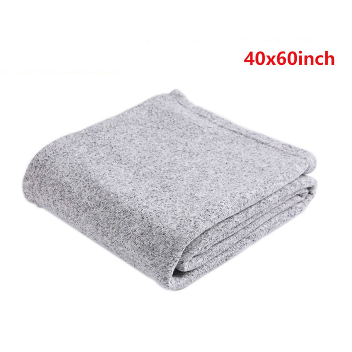 China Warehouse 30pcs 50*60 inches sublimation grey polyester blanket blankets